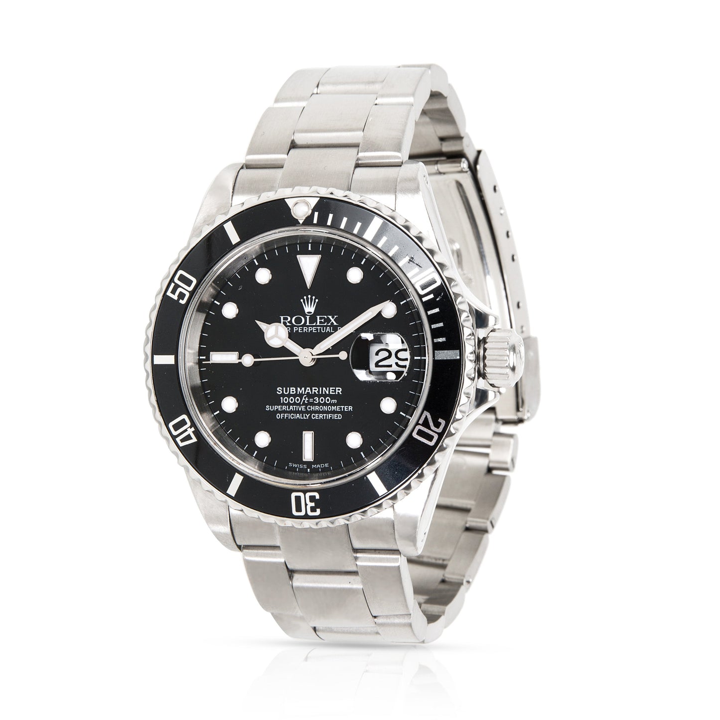 Rolex Submariner 16610 Mens Watch in Stainless Steel