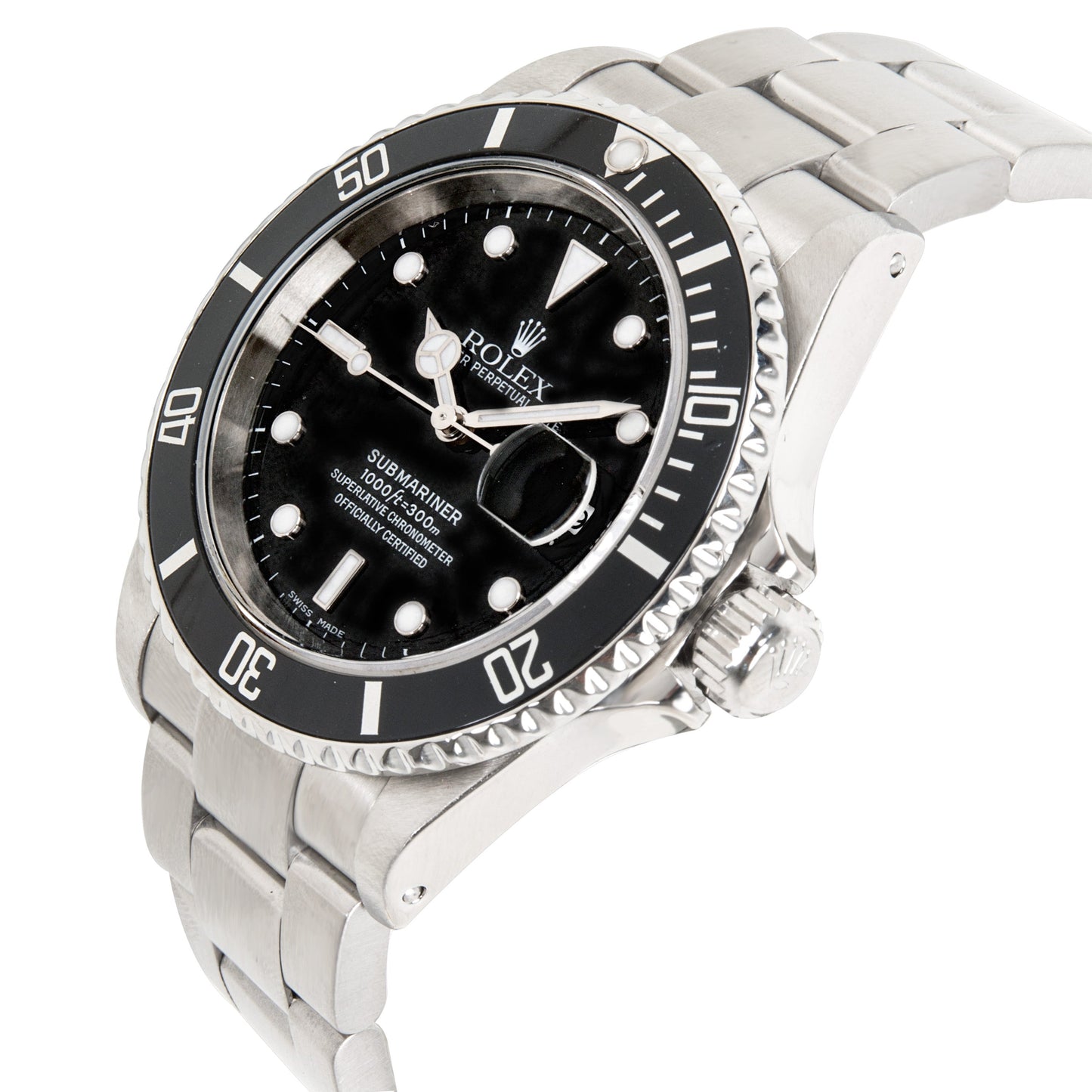 Rolex Submariner 16610 Mens Watch in Stainless Steel