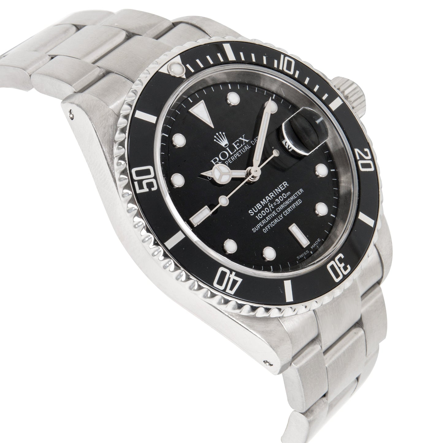 Rolex Submariner 16610 Mens Watch in Stainless Steel
