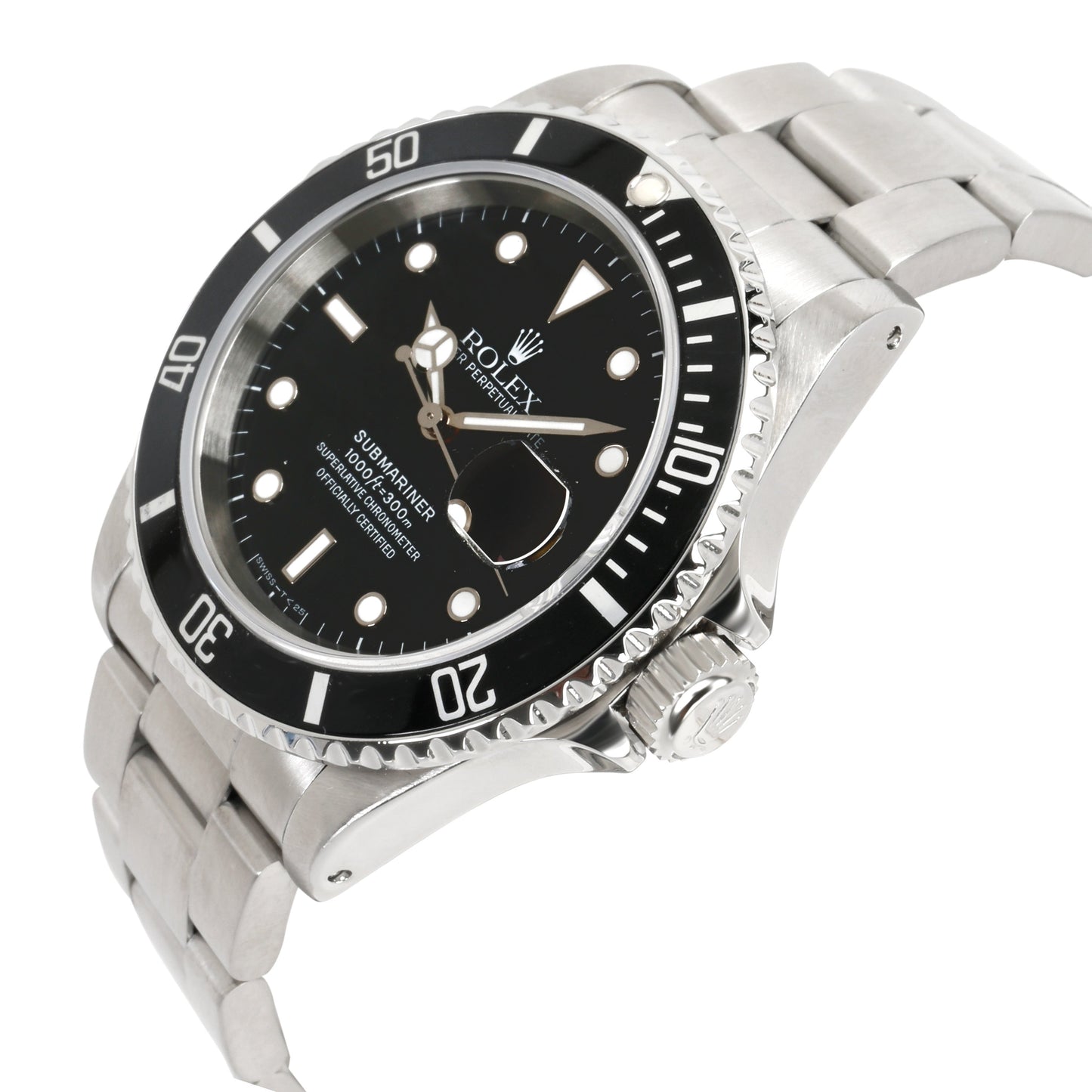 Rolex Submariner 16610 Mens Watch in Stainless Steel