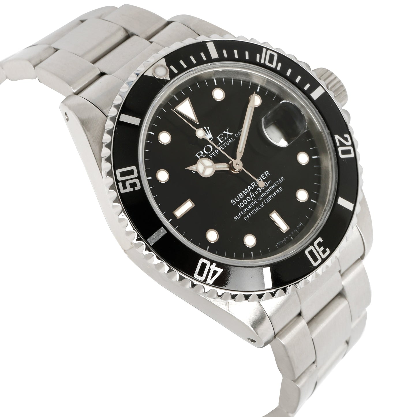 Rolex Submariner 16610 Mens Watch in Stainless Steel