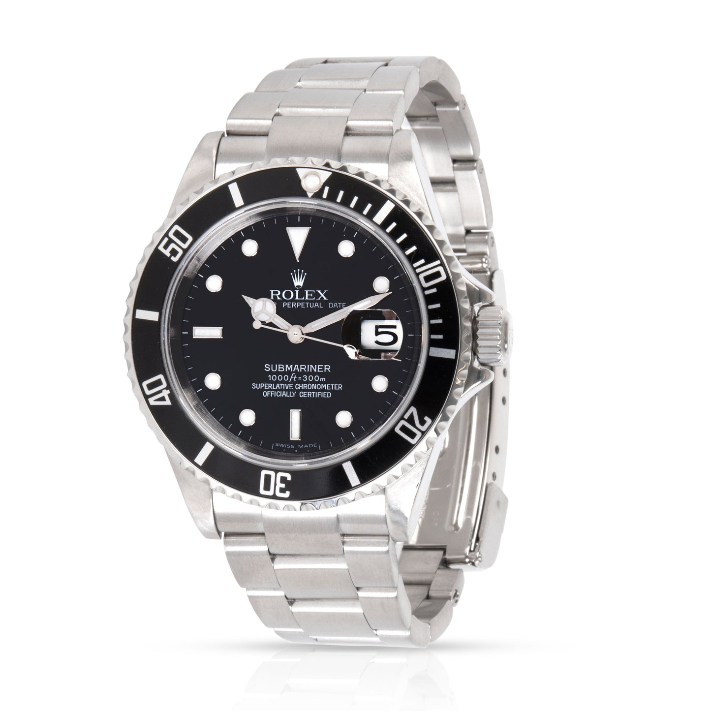 Rolex Submariner 16610 Mens Watch in Stainless Steel