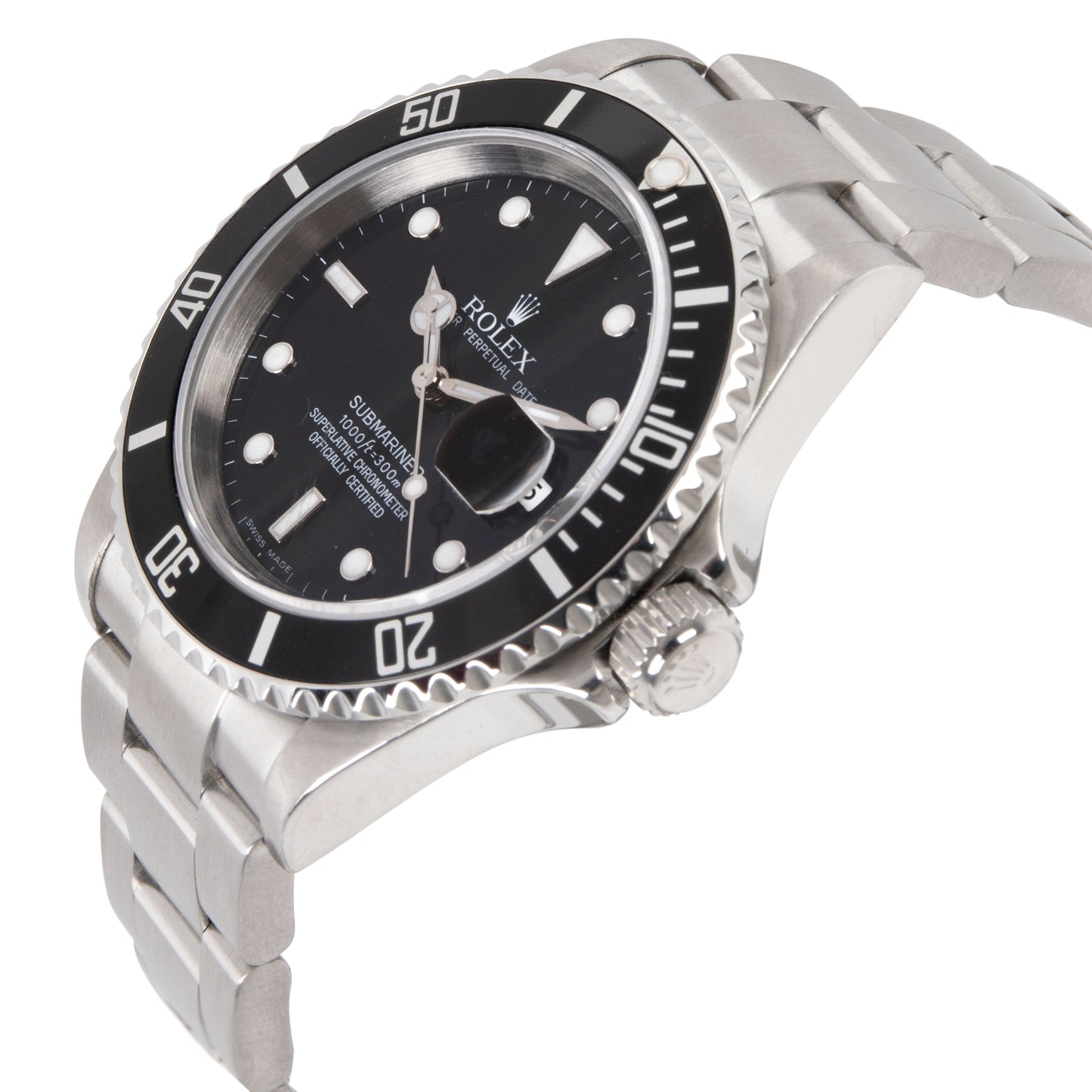 Rolex Submariner 16610 Mens Watch in Stainless Steel