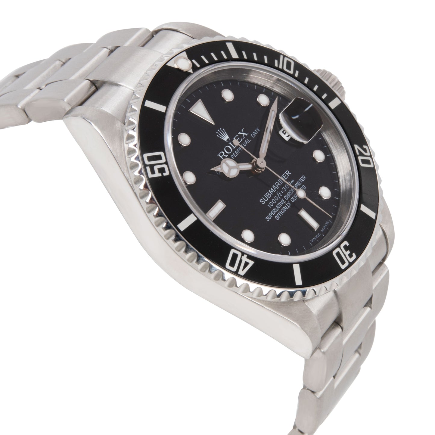 Rolex Submariner 16610 Mens Watch in Stainless Steel